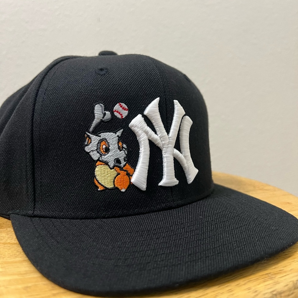 New York Yankees Cubone Pokemon SnapBack hat - Picture 2 of 4
